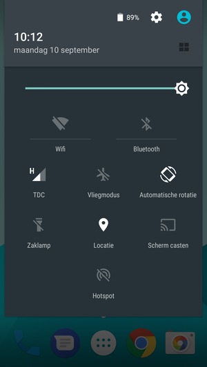 Schakel Wifi en Bluetooth uit