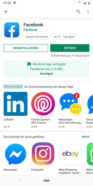Wählen Sie ÖFFNEN