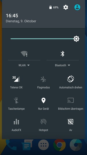 Schalten Sie WLAN und Bluetooth aus