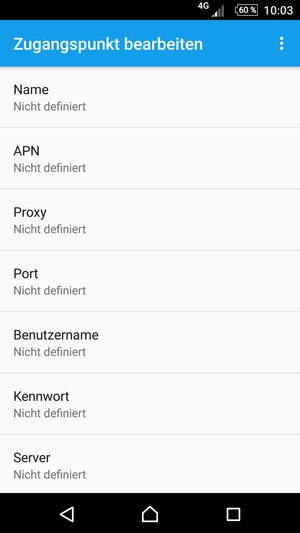 Geben Sie Internet-Informationen ein