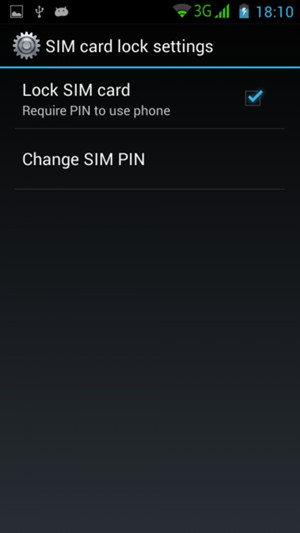 Select Change SIM PIN