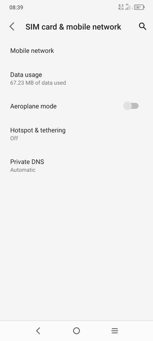 Select Hotspot & tethering