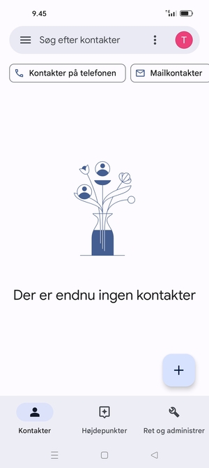 Vælg Ret og administrer