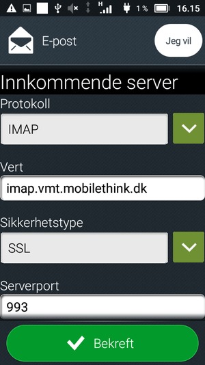 Velg Protokoll