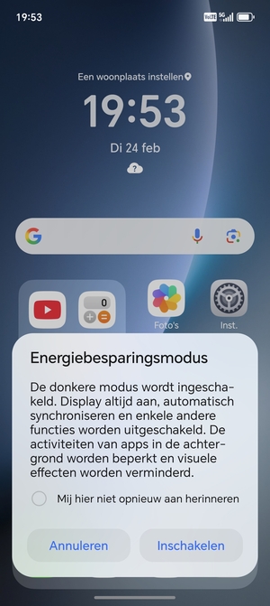 Selecteer Inschakelen