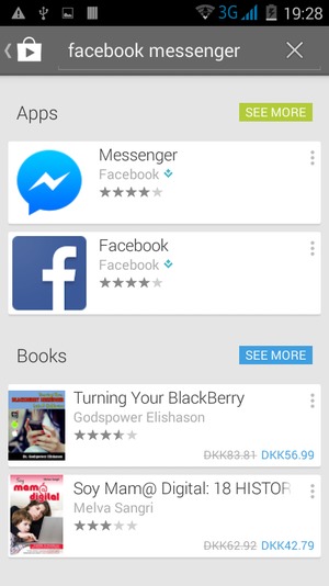 Select the app