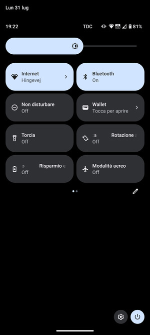 Seleziona Internet