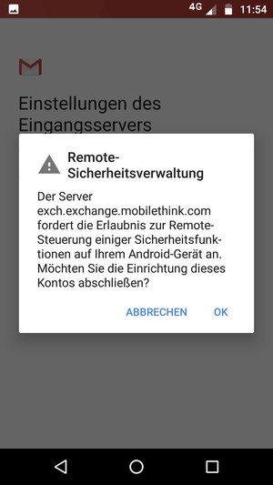 Wählen Sie OK