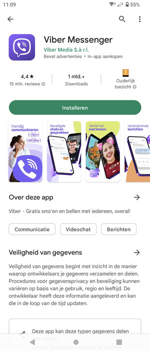 Selecteer Installeren
