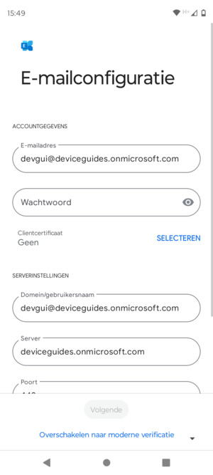 Voer uw wachtwoord in