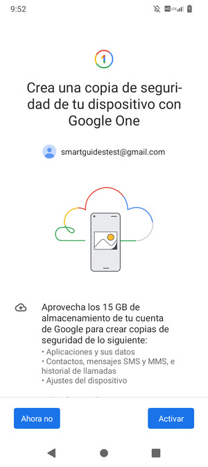 Seleccione Activar