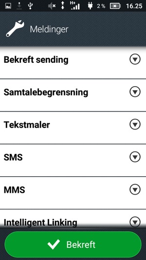 Velg SMS