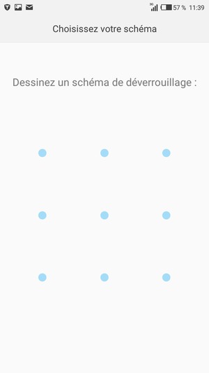 Dessinez un motif de déverrouillage
