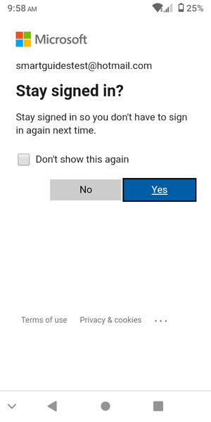 Select your preferred option