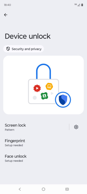 Your phone is now secure with a screen lock