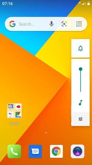 Continue to press to take the volume down to the required level