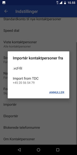 Vælg Import from Public