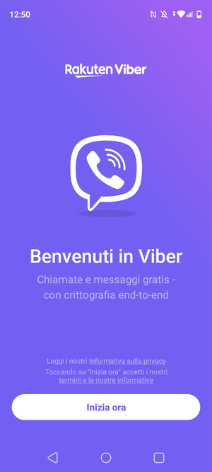L'app è pronta per l'uso