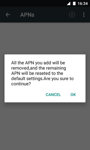 Select OK
