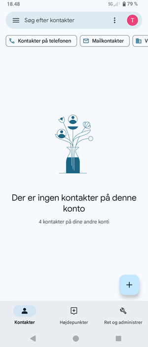 Vælg Ret og administrer