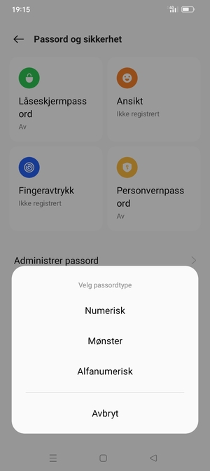 Velg Mønster