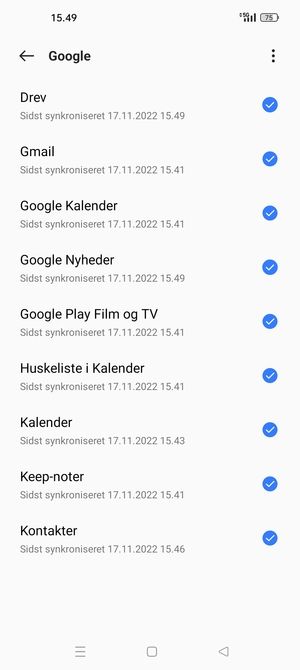 Vælg Menu-knappen