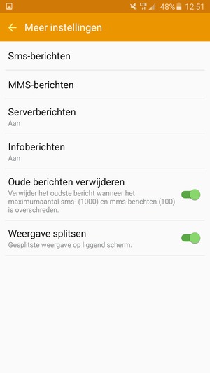 Selecteer Sms-berichten