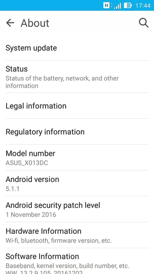 Select System update