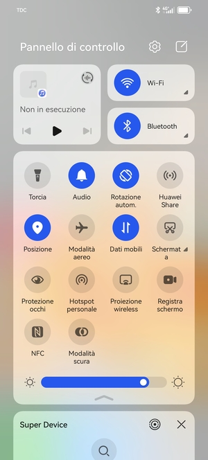 Disattiva Wi-Fi e Bluetooth
