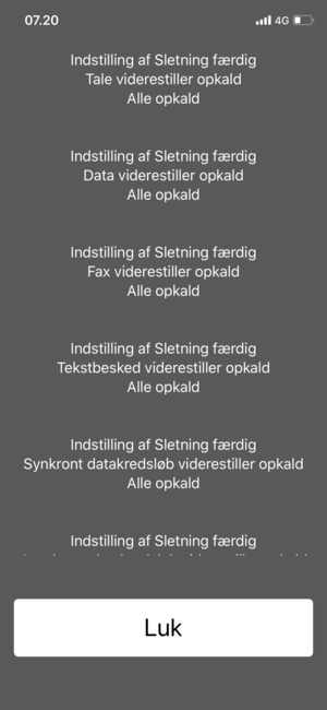 Vælg Luk