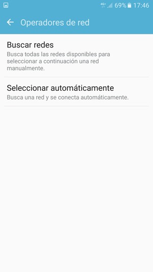 Seleccione Buscar redes