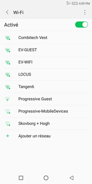 Sélectionnez le réseau sans fil auquel vous souhaitez vous connecter