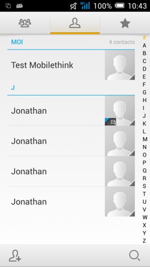 Vos contacts vont être enregistrés sur votre compte Google et dans votre téléphone lors de la prochaine synchronisation de Google.