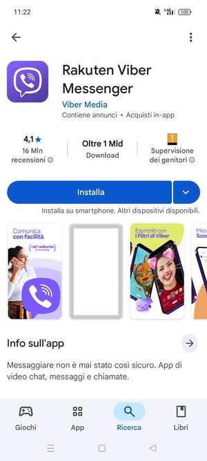 Seleziona Installa