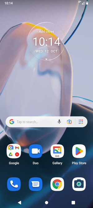 Select the Recent apps button