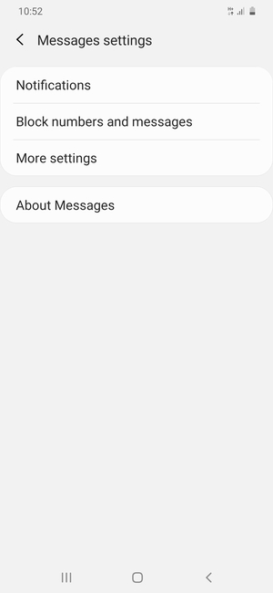 Select More settings