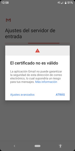Seleccione Ajustes avanzados