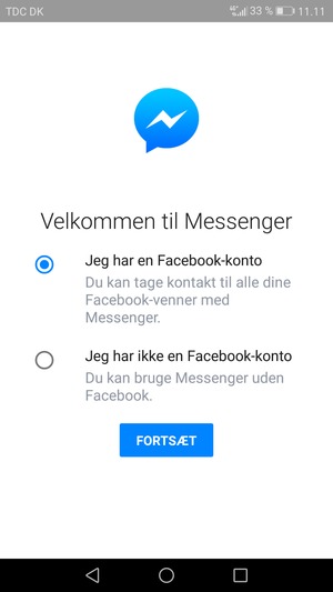 Din app er klar til brug