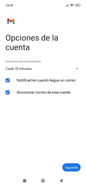 Seleccione Siguiente