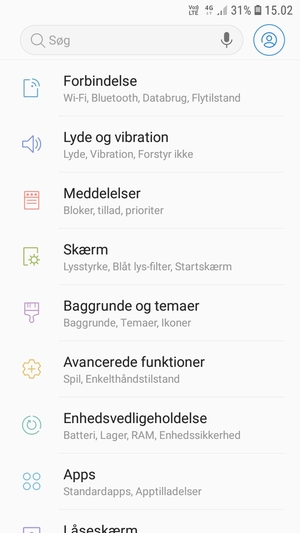 Vælg Forbindelse