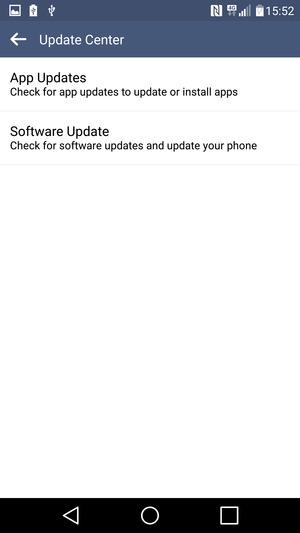 Select Software Update