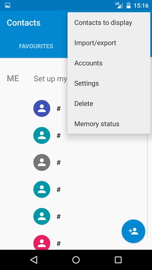 Select Import/export