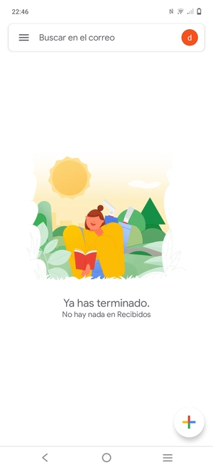 Su Gmail está listo para usar