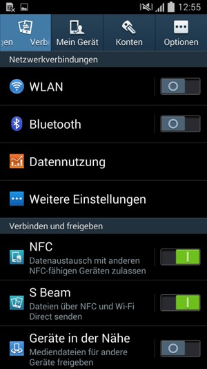 Wählen Sie WLAN