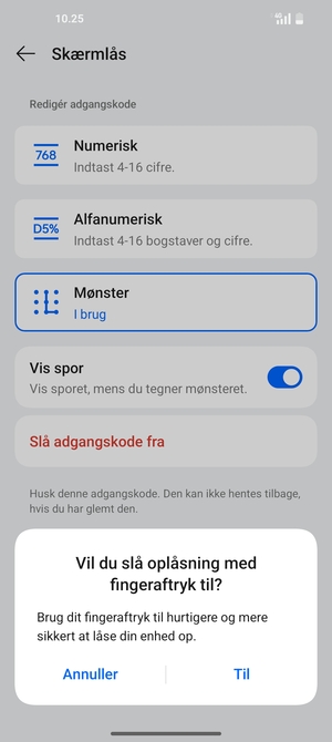 Vælg din foretrukne mulighed