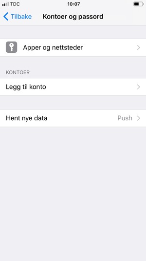 Velg Hent nye data