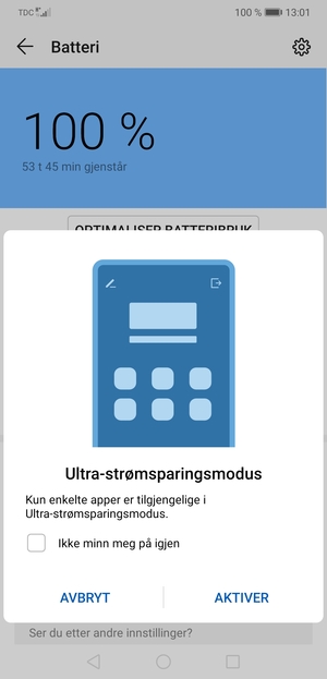 Velg AKTIVER