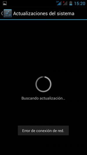 Espere a que la búsqueda termine