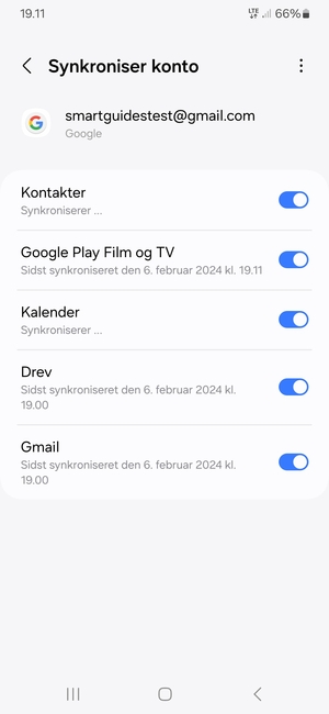 Dine kontakter fra Google vil nu blive synkroniseret til din Galaxy