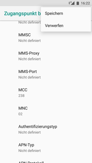 Wählen Sie Speichern